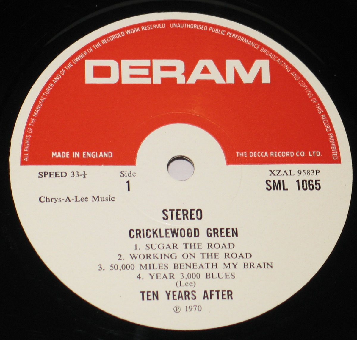 High Resolution Photo #6 TEN YEARS AFTER Cricklewood Green